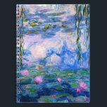 Cuaderno de los lirios de agua de Monet<br><div class="desc">Cuaderno de los lirios de agua de Monet. Pintura al óleo en lona a partir de 1916. Monet pintó su charca famosa del lirio de agua obsesivamente durante los años finales de su carrera, extrayendo la inspiración de la luz del sol y su efecto de desplazamiento sobre el agua y...</div>