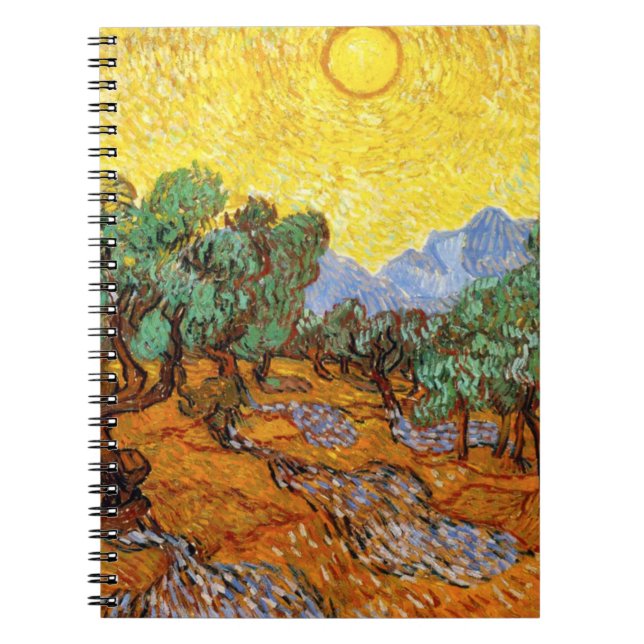 Cuaderno de los olivos de Van Gogh (Frente)
