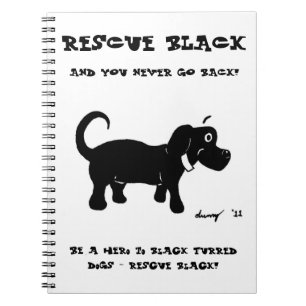 Cuaderno de los perros negros del rescate