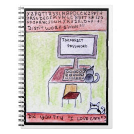 Cuaderno de los piratas informáticos del gato