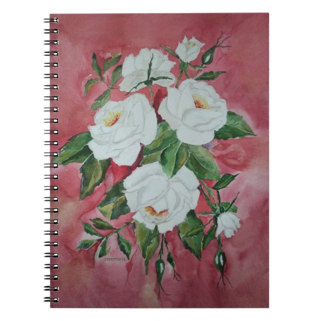 Cuaderno de los rosas blancos (Frente)