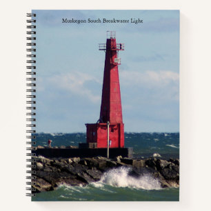 Cuaderno de luces de Muskegon South Bkw & Pierhead