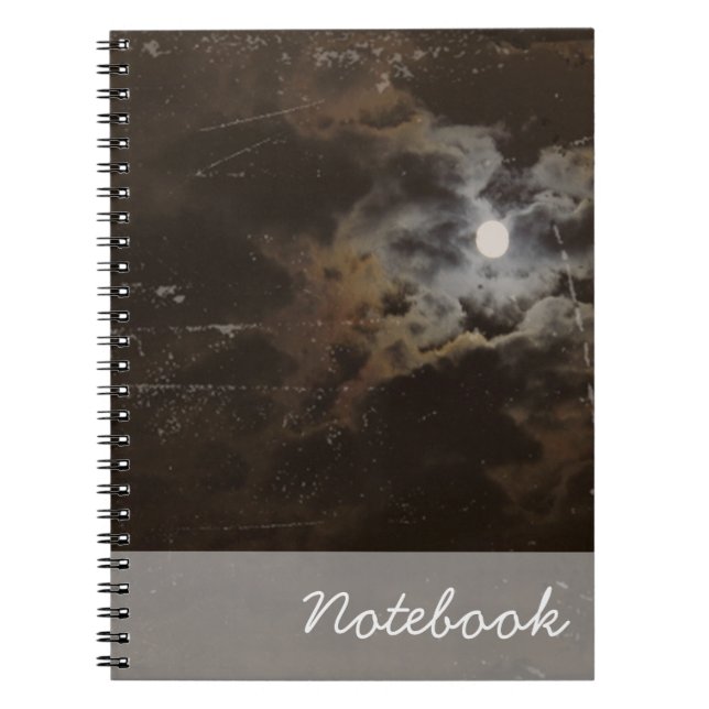 Cuaderno de luna espeluznante (Frente)