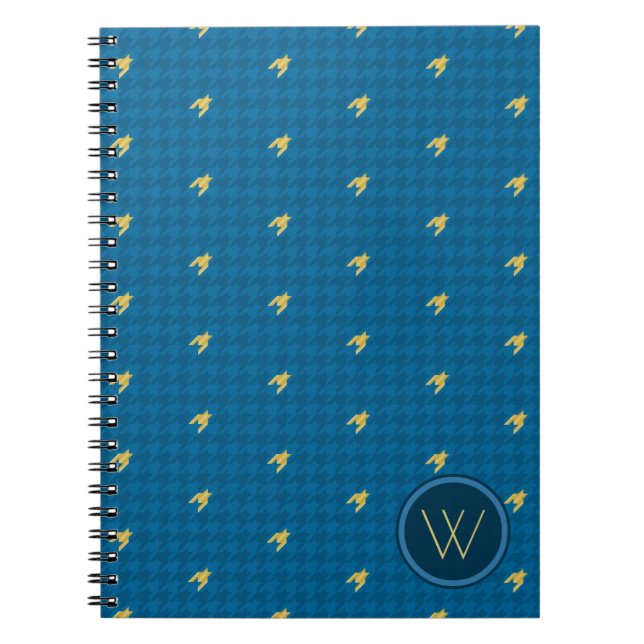 Cuaderno de lunares con acento dorado (Frente)