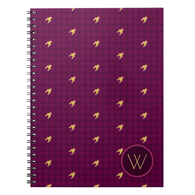 Cuaderno de lunares con acento dorado (Frente)
