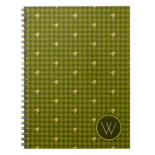 Cuaderno de lunares con acento dorado