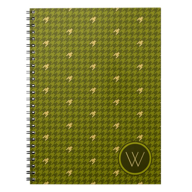 Cuaderno de lunares con acento dorado (Frente)