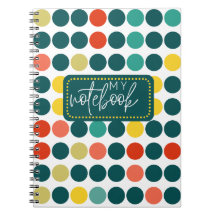 Cuaderno de lunares para escribir diariamente