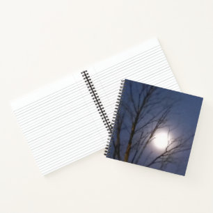 Cuaderno de luz de luna matutina