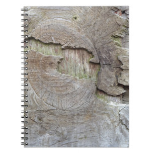 Cuaderno de madera del efecto