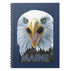 Cuaderno De MaineEagle cierre para arriba