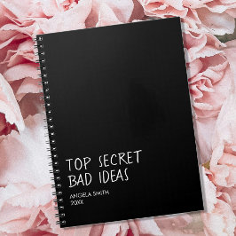 Cuaderno de malas ideas ultra secretas – Humor neg