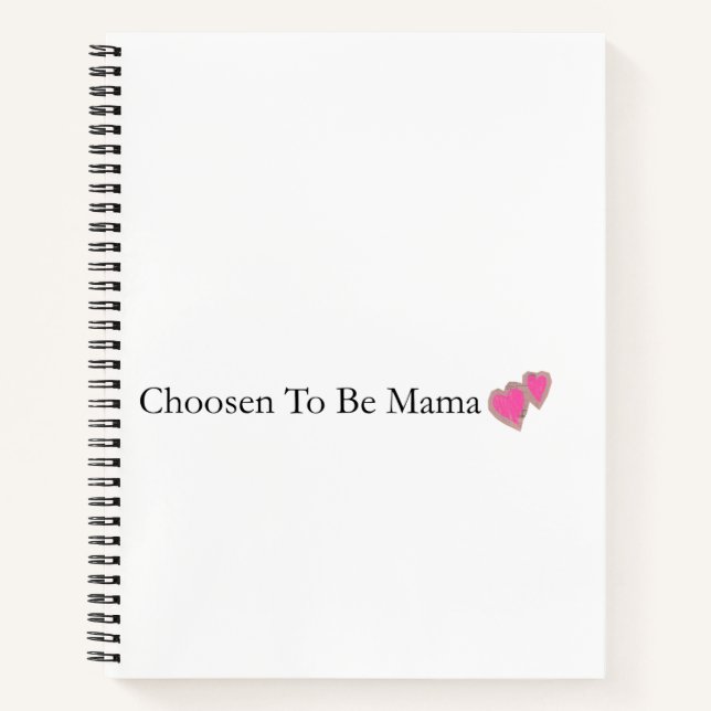 Cuaderno De Mama Cristiana Elegida Para Ser (Anverso)