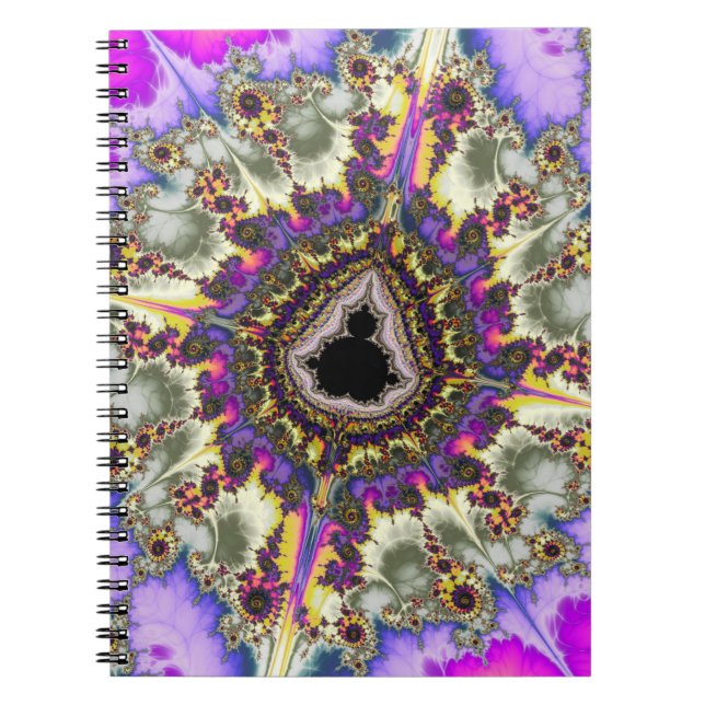 Cuaderno de Mandelbrot Fractal colorido (Frente)