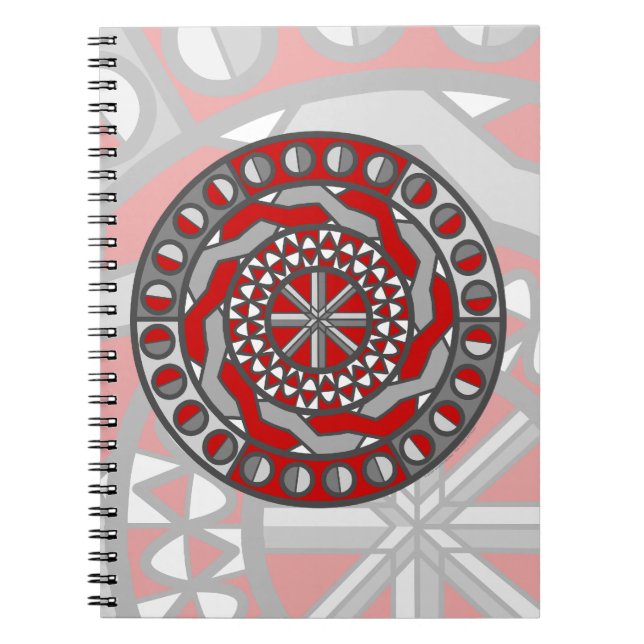 Cuaderno de maquinaria roja (Frente)