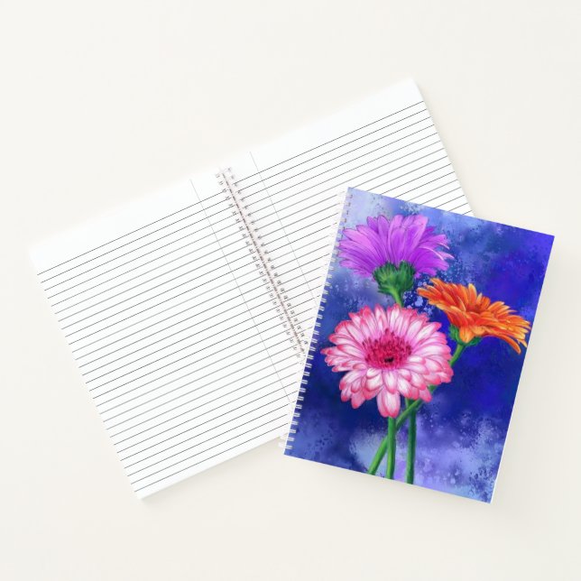 Cuaderno de Margaritas de Gerbera (Interior)