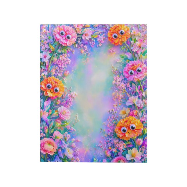 Cuaderno de margaritas felices (Lado Izquierdo)