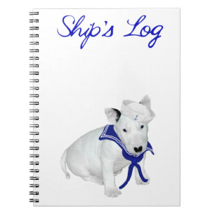 Cuaderno de marinero Bull Terrier