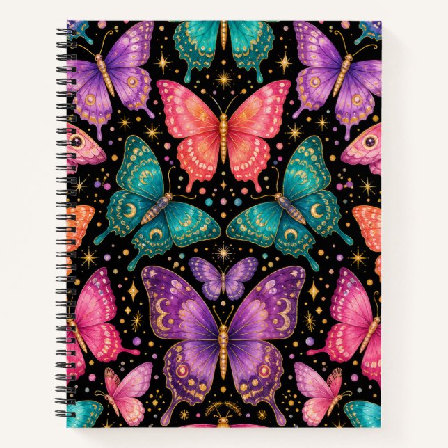 Cuaderno de Mariposa Celestial Colorida (Anverso)