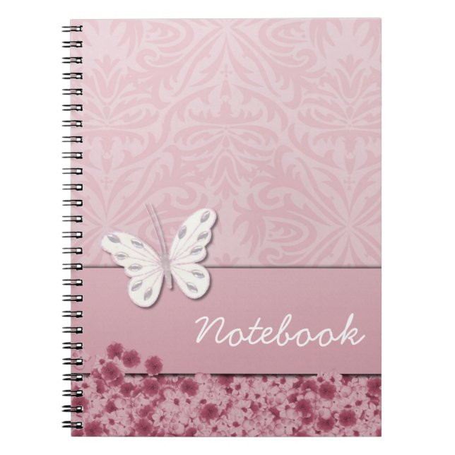 Cuaderno de Mariposa y Flores (Frente)