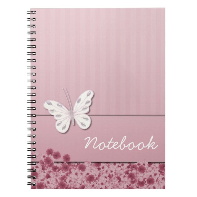 Cuaderno de Mariposas y Flores (Frente)