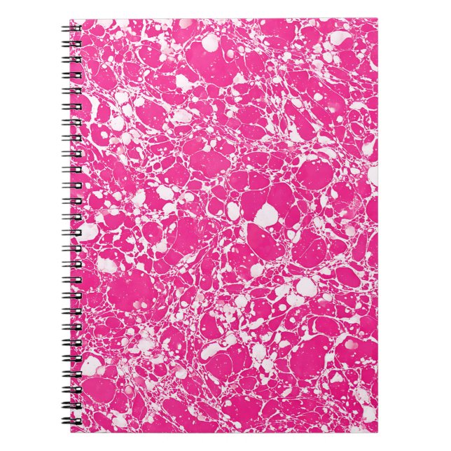 Cuaderno de mármol con remolino de chicle (Frente)
