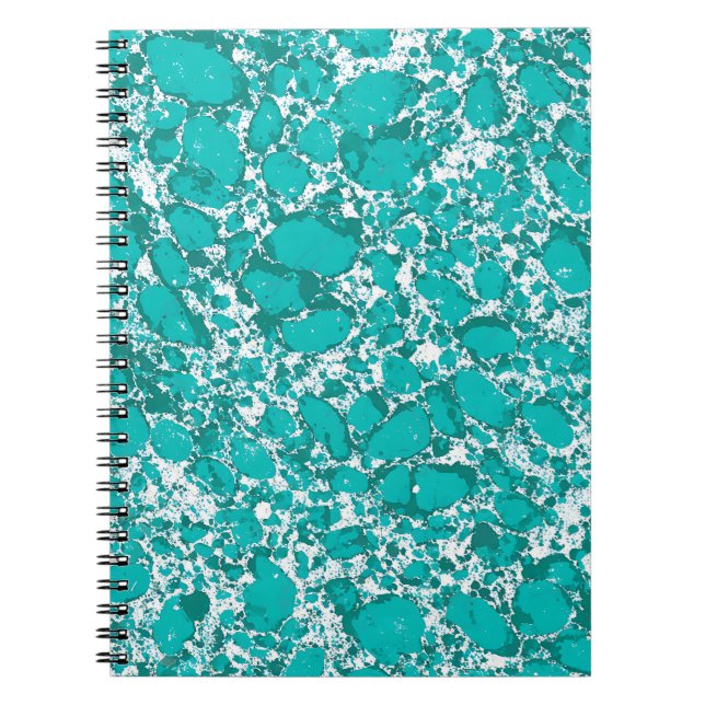 Cuaderno de mármol de ola del océano (Frente)