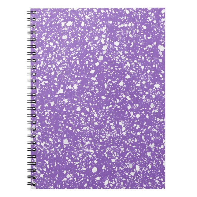 Cuaderno de mármol de piedra de lila (Frente)