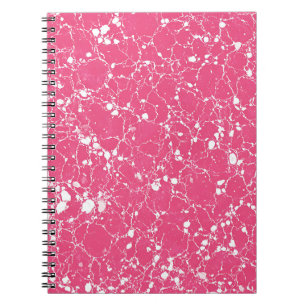 Cuaderno de mármol rosa