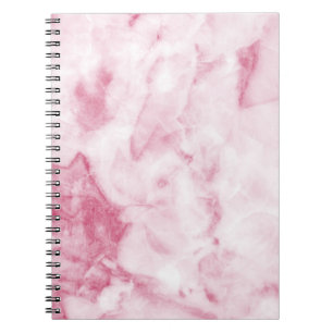 Cuaderno de mármol rosado