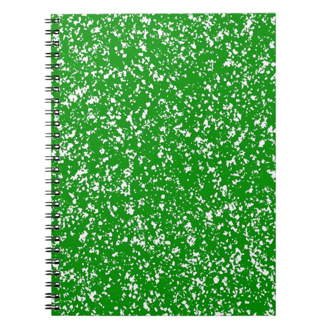 Cuaderno de mármol verde brillante (Frente)