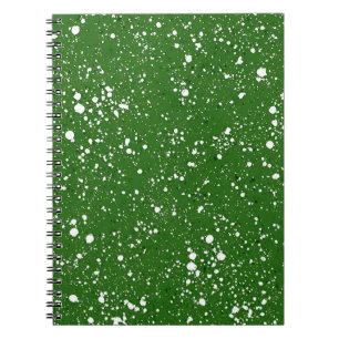 Cuaderno de mármol verde fresco
