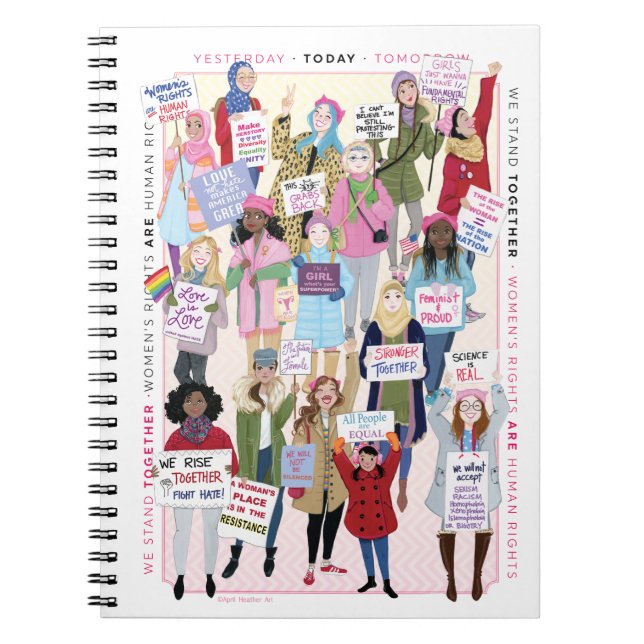 Cuaderno de marzo de las mujeres (Frente)