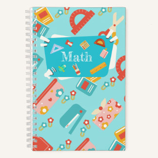 Cuaderno de Matemáticas Adorable para Niños
