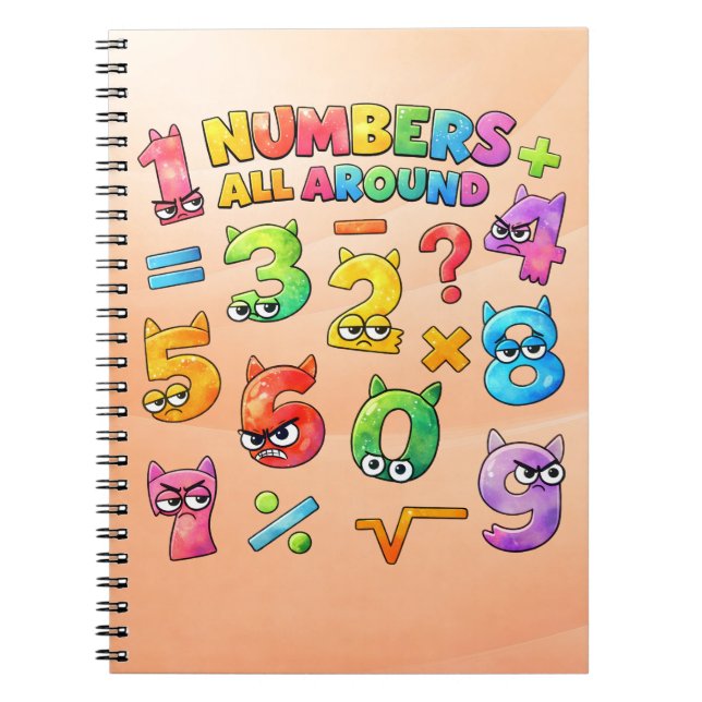 Cuaderno de Matemáticas del Día de los Números | N (Frente)