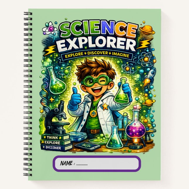 Cuaderno de Matemáticas para Niños | Genio de las  (Anverso)