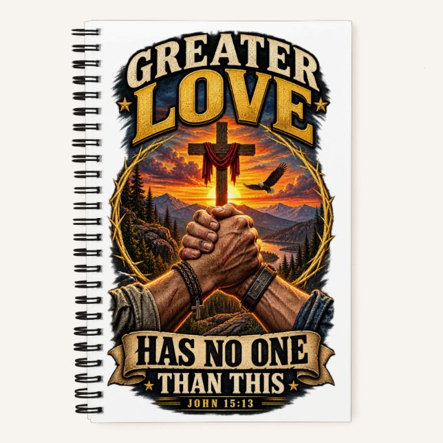 Cuaderno de mayor amor JOHN-15-13 (Anverso)