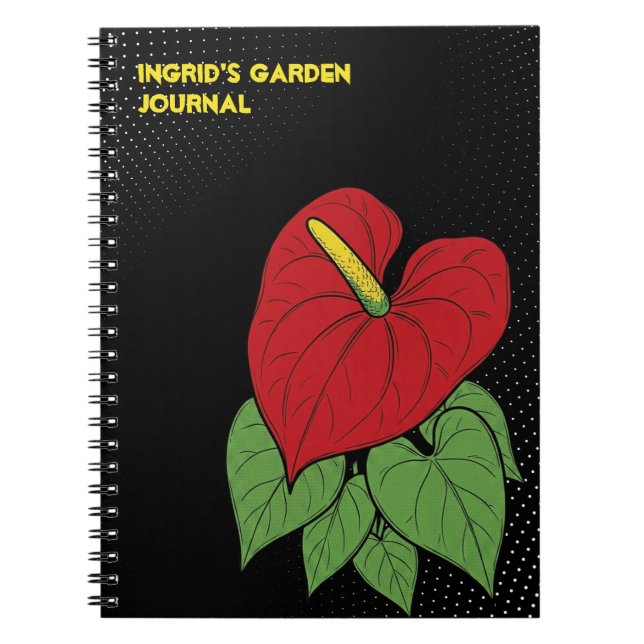 Cuaderno de Medio Punto de Flamenco de Arte Pop (Frente)