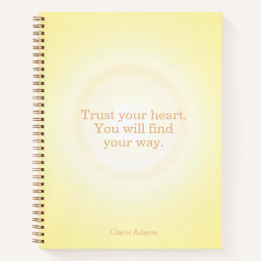 Cuaderno de Mensajes con Aura Amarilla