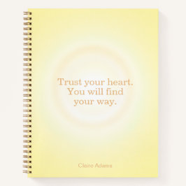 Cuaderno de Mensajes con Aura Amarilla