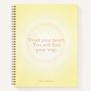 Cuaderno de Mensajes con Aura Amarilla