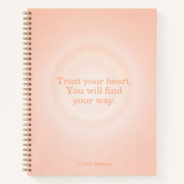Cuaderno de Mensajes con Aura Naranja