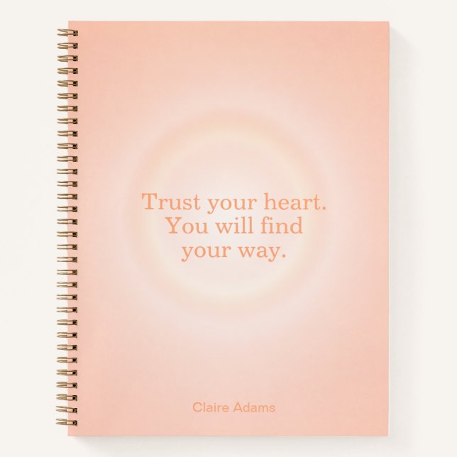 Cuaderno de Mensajes con Aura Naranja (Anverso)