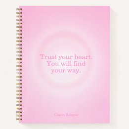 Cuaderno de Mensajes con Aura Rosa