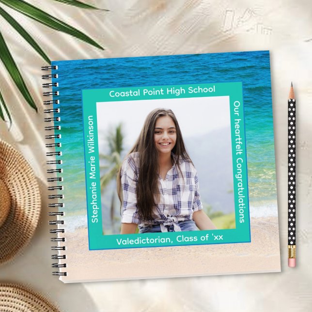 Cuaderno de Mensajes de Foto de Fiesta de Graduaci (Subido por el creador)