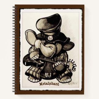 Cuaderno de metal Metalizado Wilbur Spiral