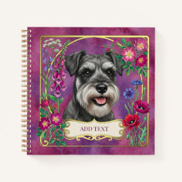 Cuaderno de Miniature Schnauzer Sal y Pimienta