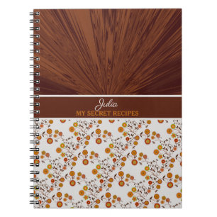 Cuaderno de mis recetas secretas de raso de chocol