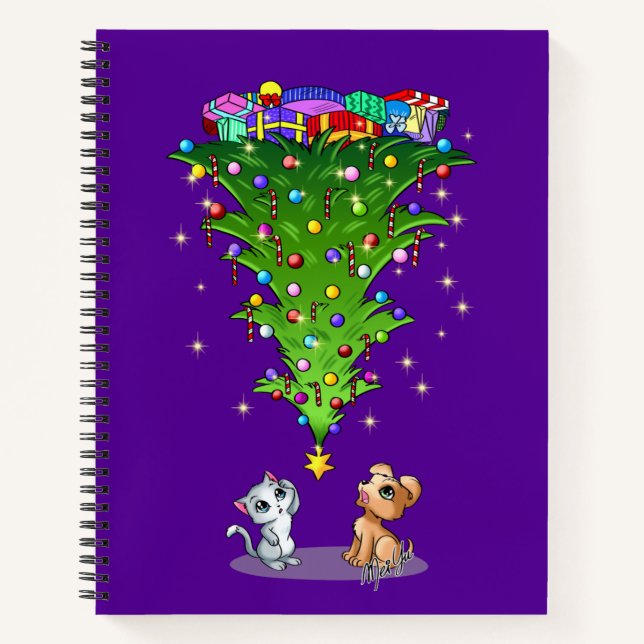 Cuaderno de moda de ciruelas ricas en árbol de Nav (Anverso)