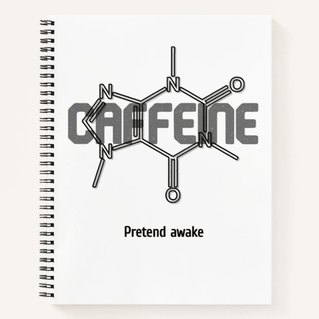 Cuaderno de Molécula de Cafeína (Anverso)